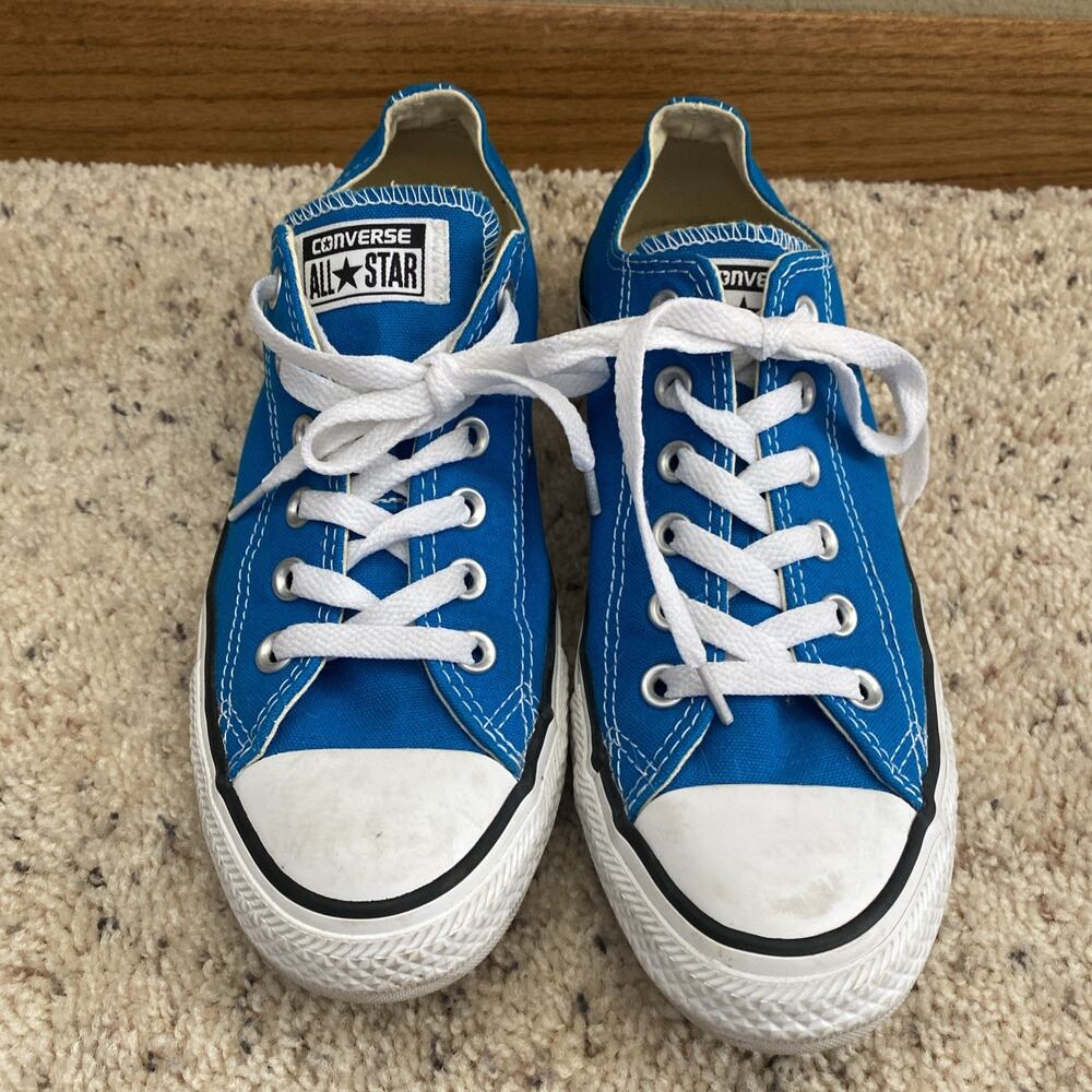 Converse Chuck Taylor All Star OX Shoes Cyan Space Blue 149520F US Men 6 Women 8